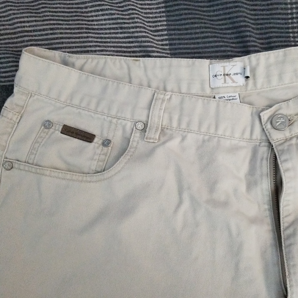 Men's Calvin Klein Jean's.  Stone color.